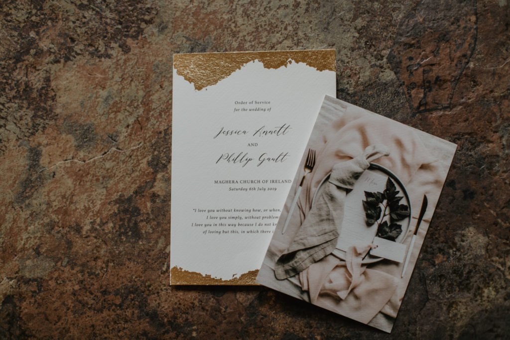 order of service, wedding stationery ideas