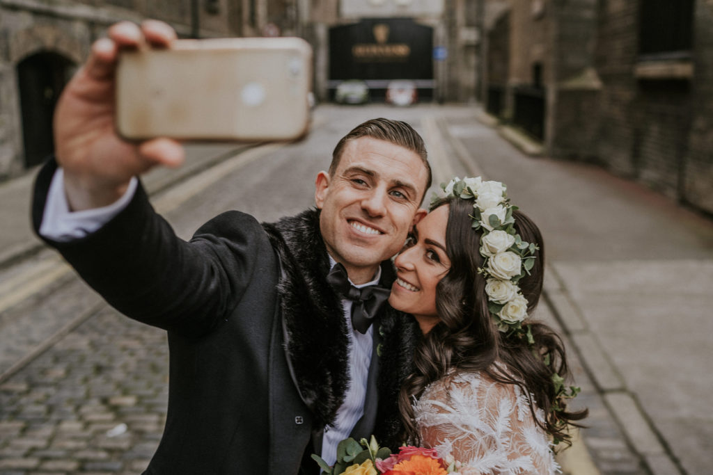 dublin city wedding portraits