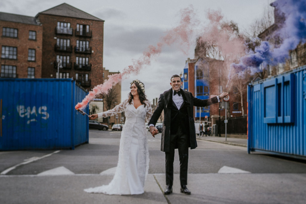 dublin city wedding portraits