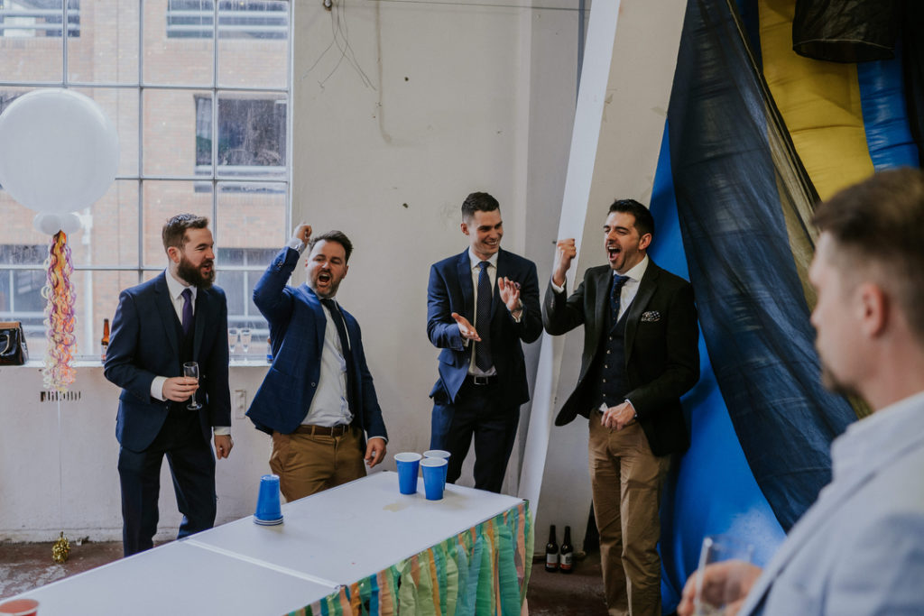 wedding beer pong