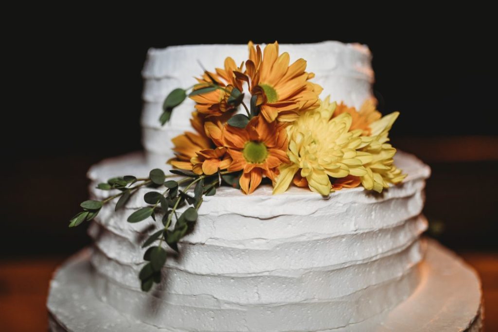 yellow wedding flowers