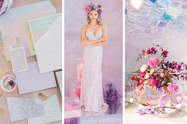 Fun & Unique Iridescent Wedding Ideas | One Fab Day