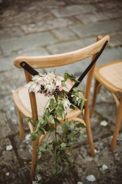 destination wedding in Italy, destination wedding in Tuscany, Villa Vignamaggio, small wedding, wedding chair decoration