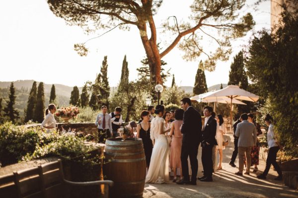 destination wedding in Italy, destination wedding in Tuscany, Villa Vignamaggio, small wedding