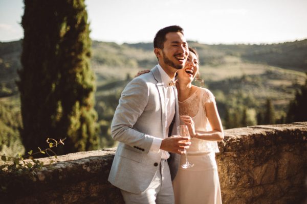 destination wedding in Italy, destination wedding in Tuscany, Villa Vignamaggio, small wedding