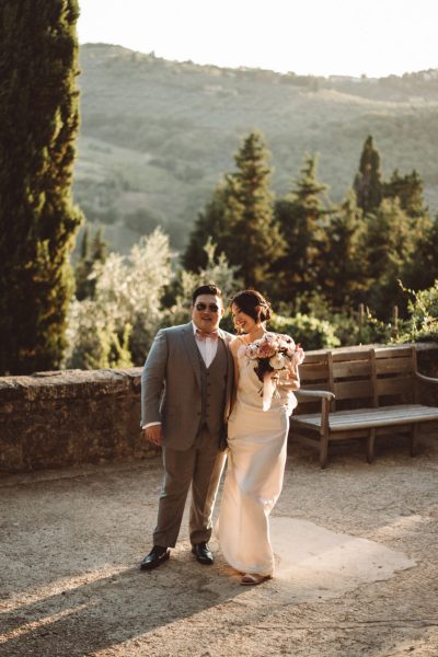 destination wedding in Italy, destination wedding in Tuscany, Villa Vignamaggio, small wedding