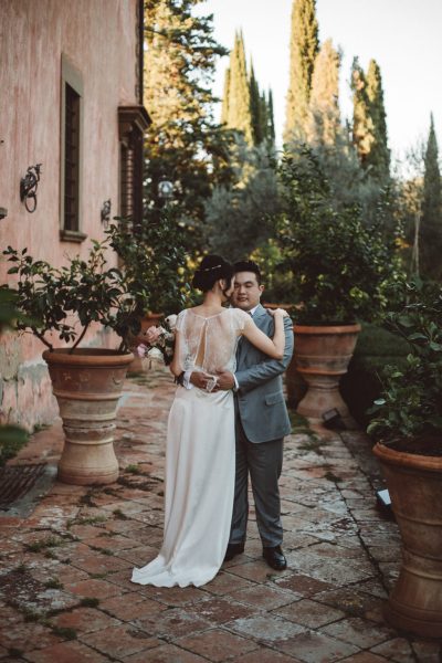 destination wedding in Italy, destination wedding in Tuscany, Villa Vignamaggio, small wedding