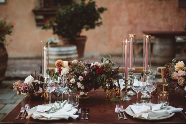 destination wedding in Italy, destination wedding in Tuscany, Villa Vignamaggio, small wedding