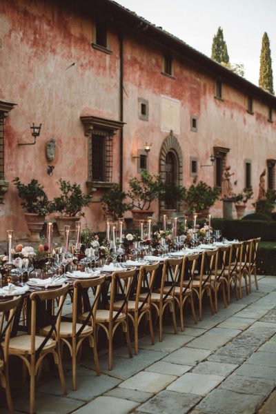 destination wedding in Italy, destination wedding in Tuscany, Villa Vignamaggio, small wedding