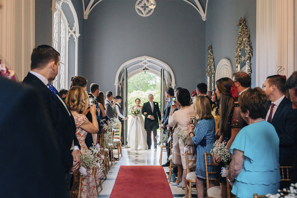 pink bridesmaids dresses, Luttrellstown Castle wedding, Irish castle wedding inspiration, fairytale castle wedding