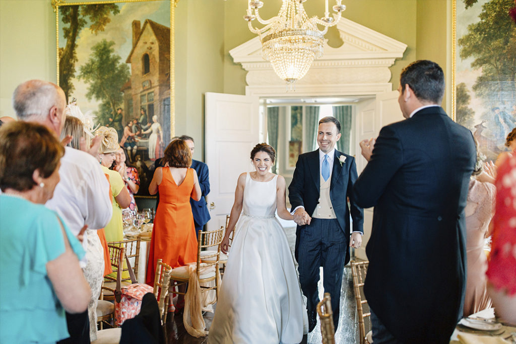 pink bridesmaids dresses, Luttrellstown Castle wedding, Irish castle wedding inspiration, fairytale castle wedding