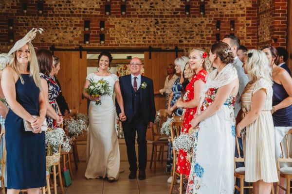 Upwaltham Barns wedding