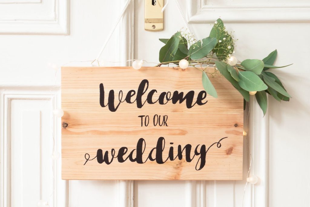 DIY Welcome To Our Wedding Signage | One Fab Day