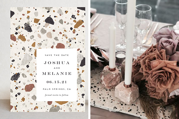 Trendy Terrazzo Wedding Ideas | see them all on onefabday-com.go-vip.net