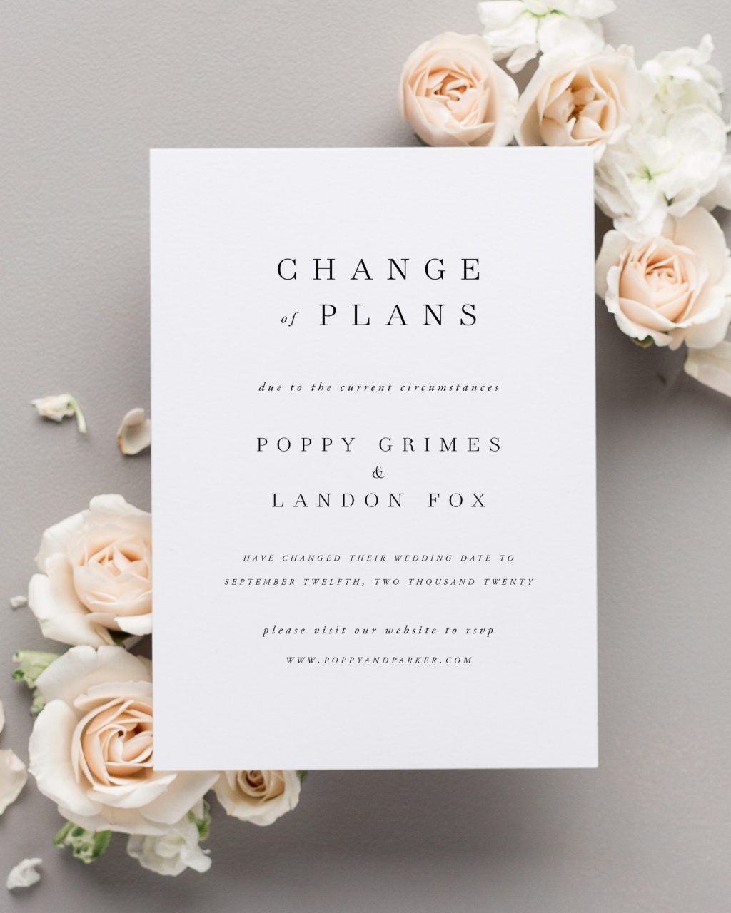 Change of Plans Wedding Stationery Information and Ideas | One Fab Day