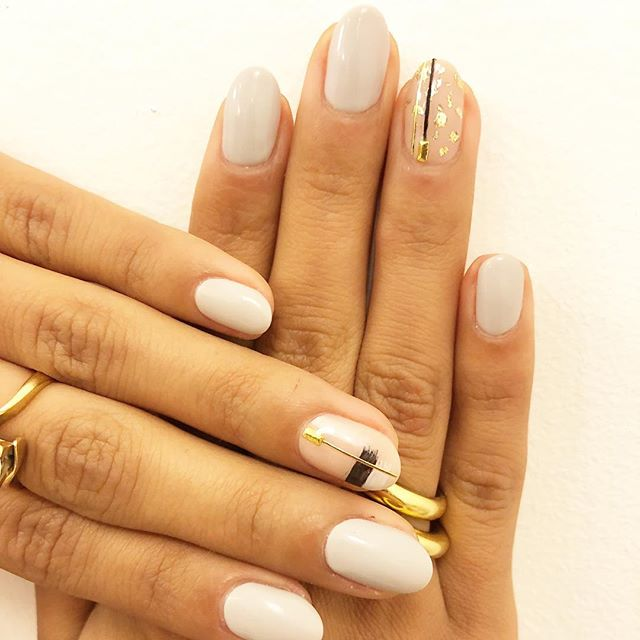 Sparkling Bridal Nail Ideas | One Fab Day