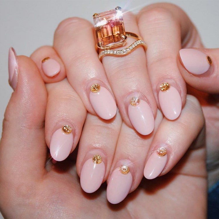 Sparkling Bridal Nail Ideas | One Fab Day