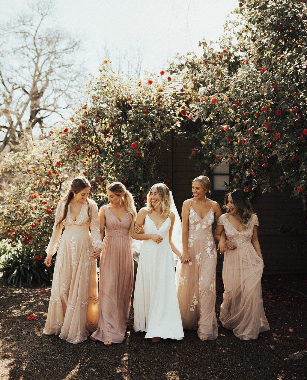 Embroidered Bridesmaids Dresses | One Fab Day