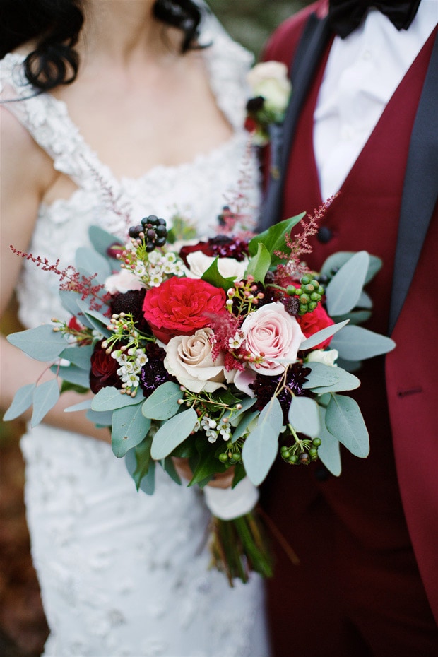 Winter Wedding Bridal Bouquets | onefabday.com