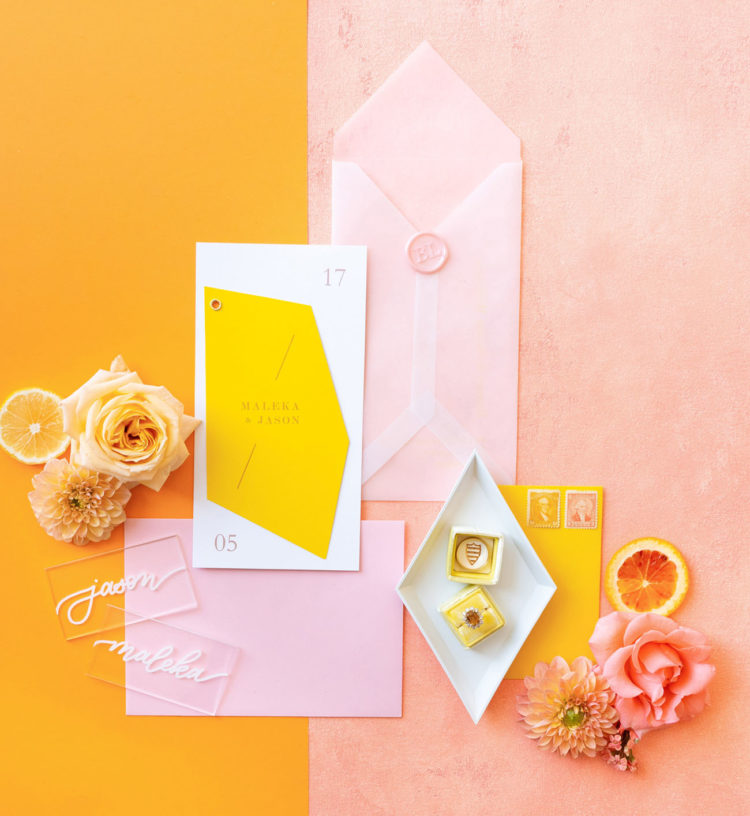 Colour-Blocking Wedding Ideas | One Fab Day