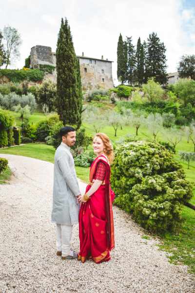 Indian-Irish Fusion Wedding in Italy at Borgo di Tragliata | One Fab Day