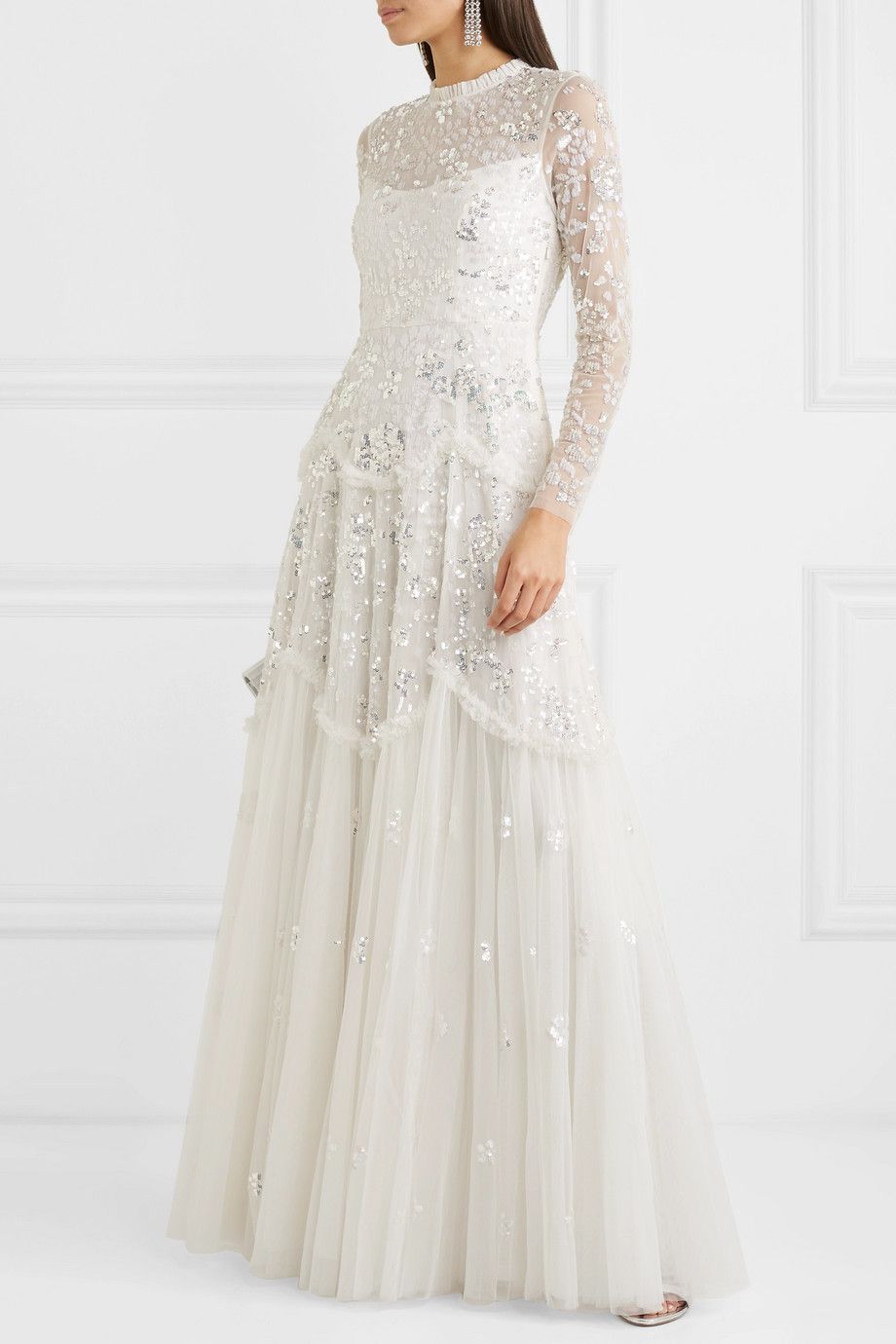 Needle & Thread wedding dress | The best budget-friendly wedding dresses you can shop right now! onefabday.com