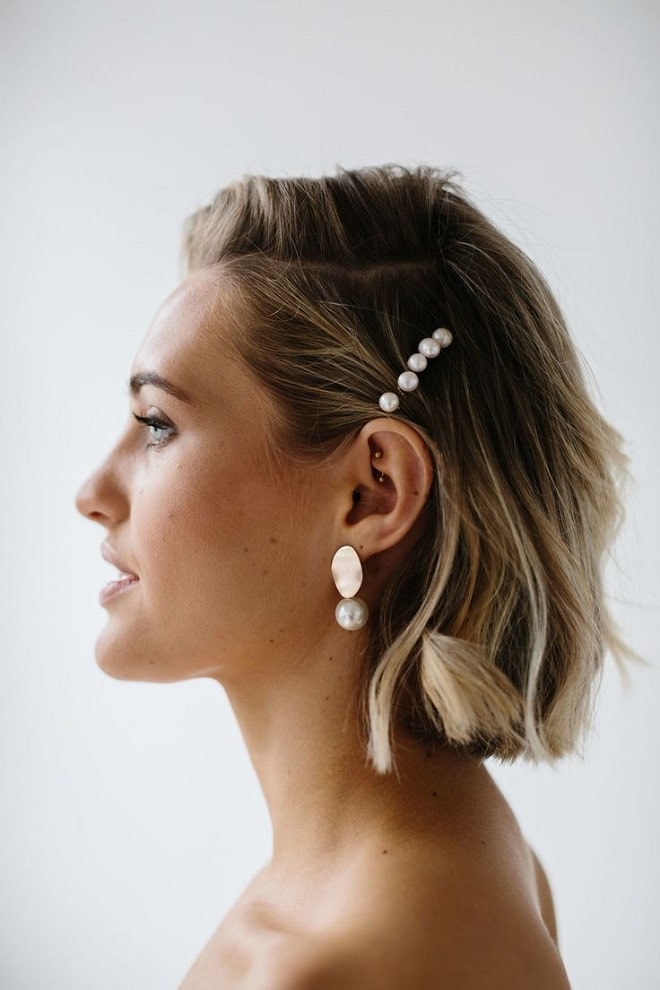 Chic & Contemporary Bridal Hairstyles | see them all on onefabday.com