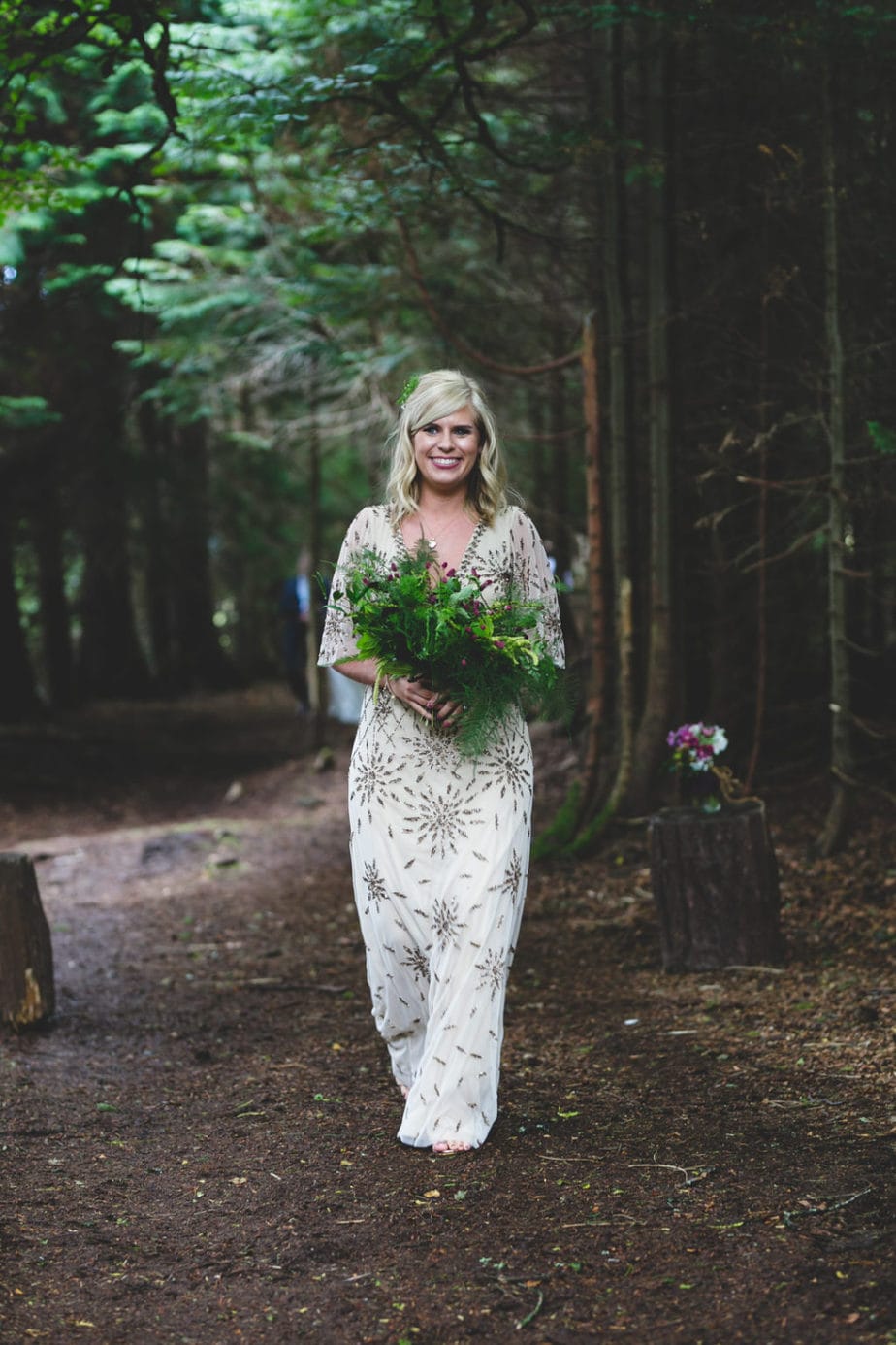 Boho greenery-filled wedding at Kippure Estate by Wild Things Wed | One Fab Day