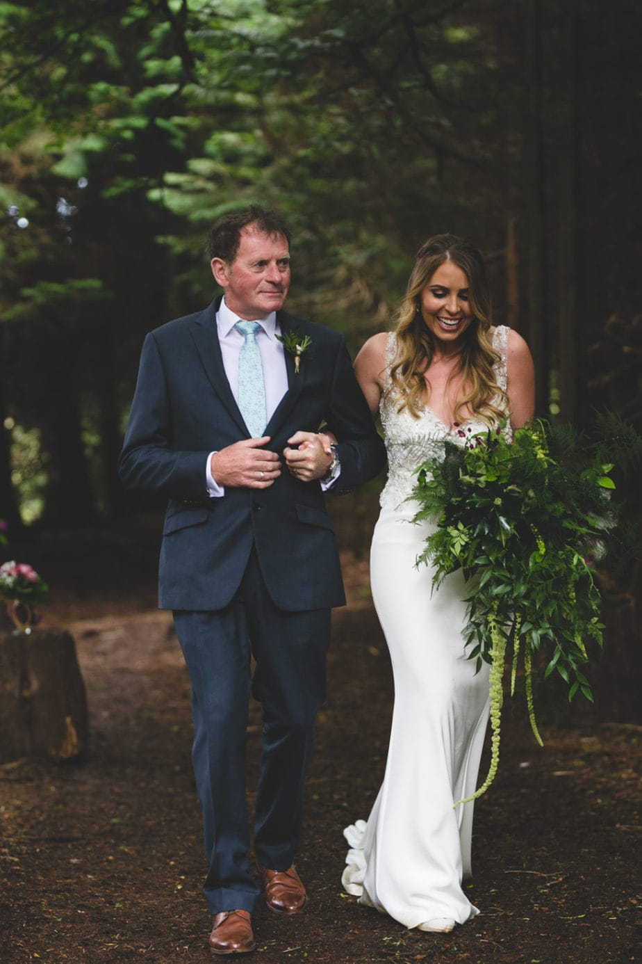 Boho greenery-filled wedding at Kippure Estate by Wild Things Wed | One Fab Day