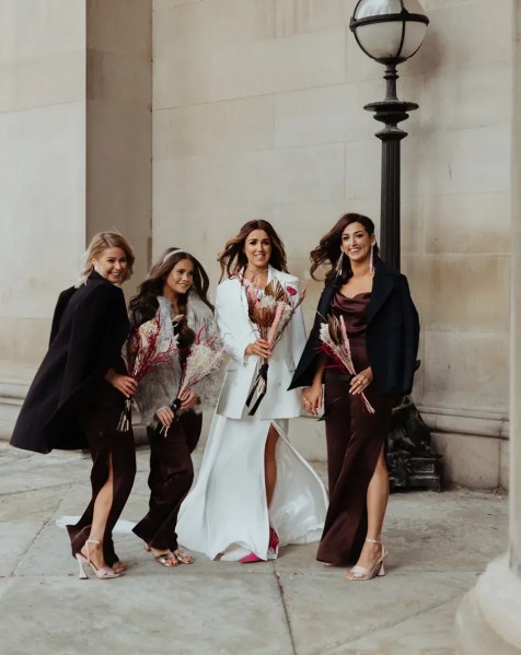 Brown Bridesmaids Dresses | One Fab Day