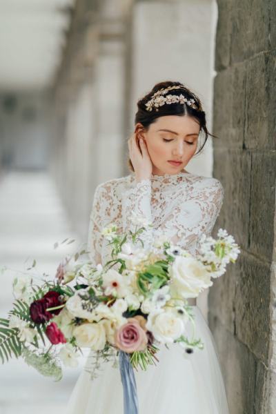 Romantic Wedding Ideas for a Small Wedding from Royal Hospital Kilmainham | One Fab Day