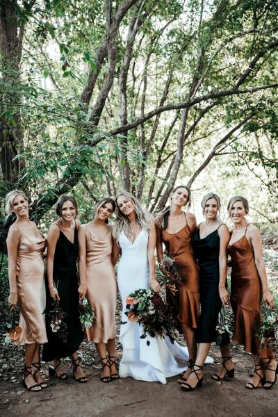 Brown Bridesmaids Dresses | One Fab Day