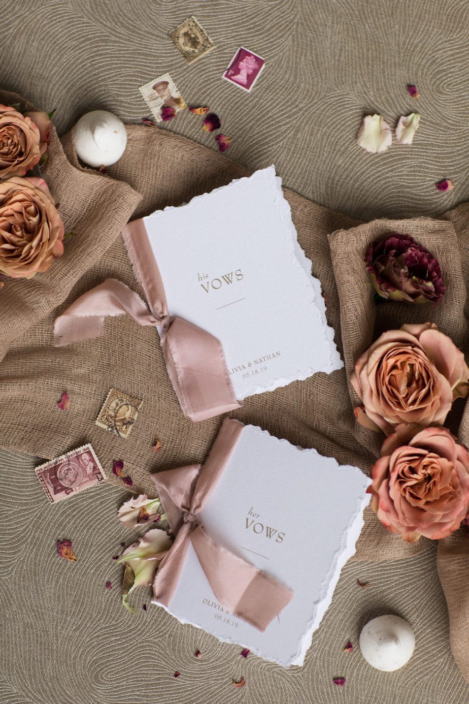 Modern Spring Wedding Inspiration in Muted Pastels and Gold | One Fab Day