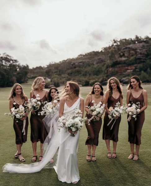 Brown Bridesmaids Dresses | One Fab Day