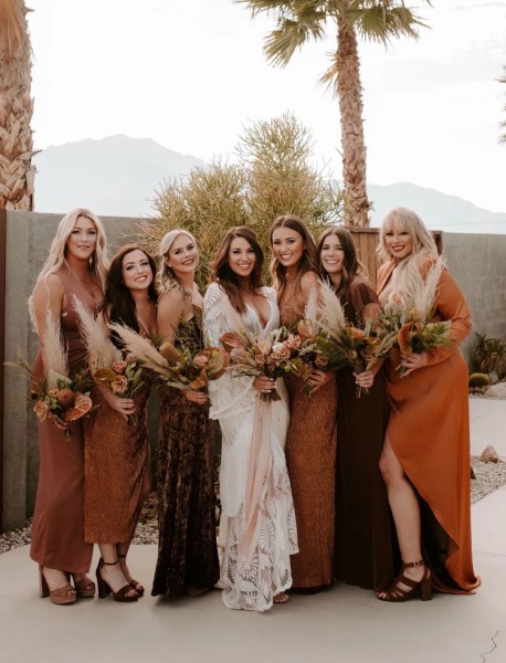 Brown Bridesmaids Dresses | One Fab Day