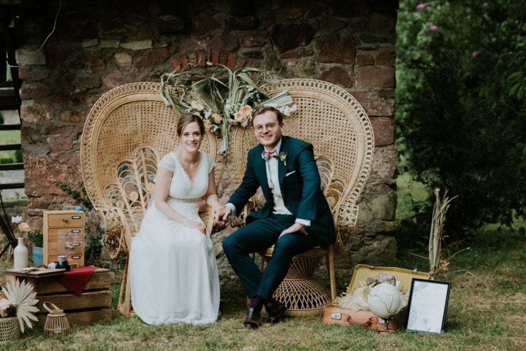 Beautiful Vintage Boho Wedding in France | One Fab Day