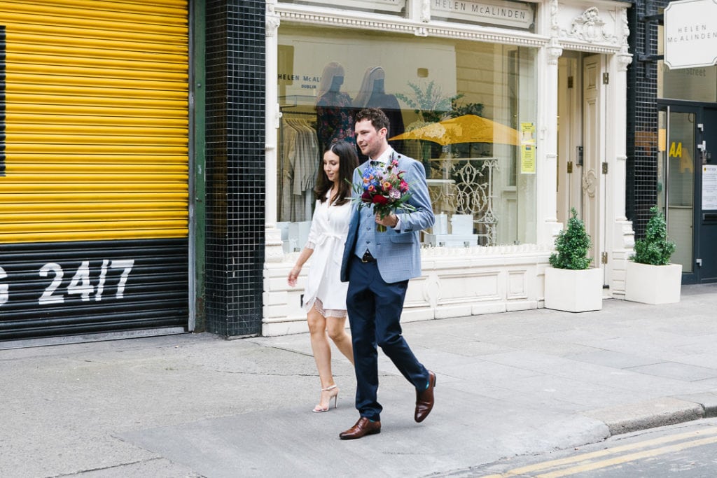 Stephanie and Stephen's Covid-friendly, 'Little Big Day' at City Hall captured by Danielle O'Hora Photography | One Fab Day