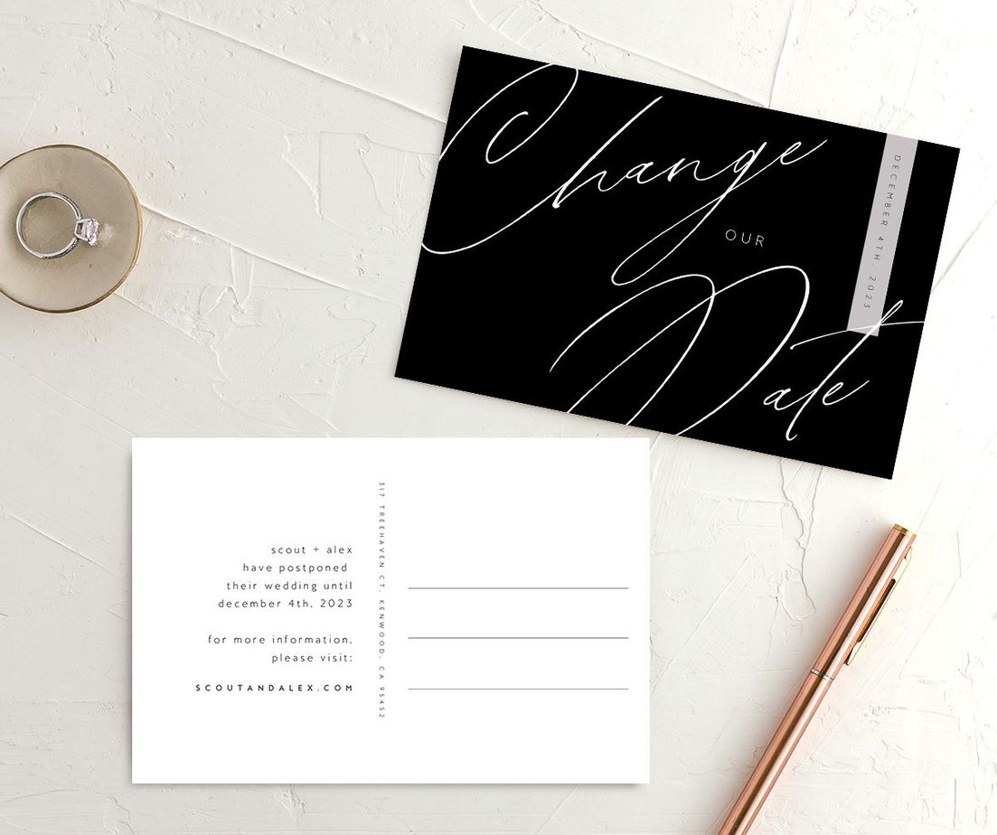 Change of Plans Wedding Stationery Information and Ideas | One Fab Day