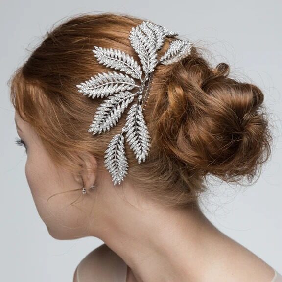 Bridal Hair Accessories | See more at OneFabDay.com