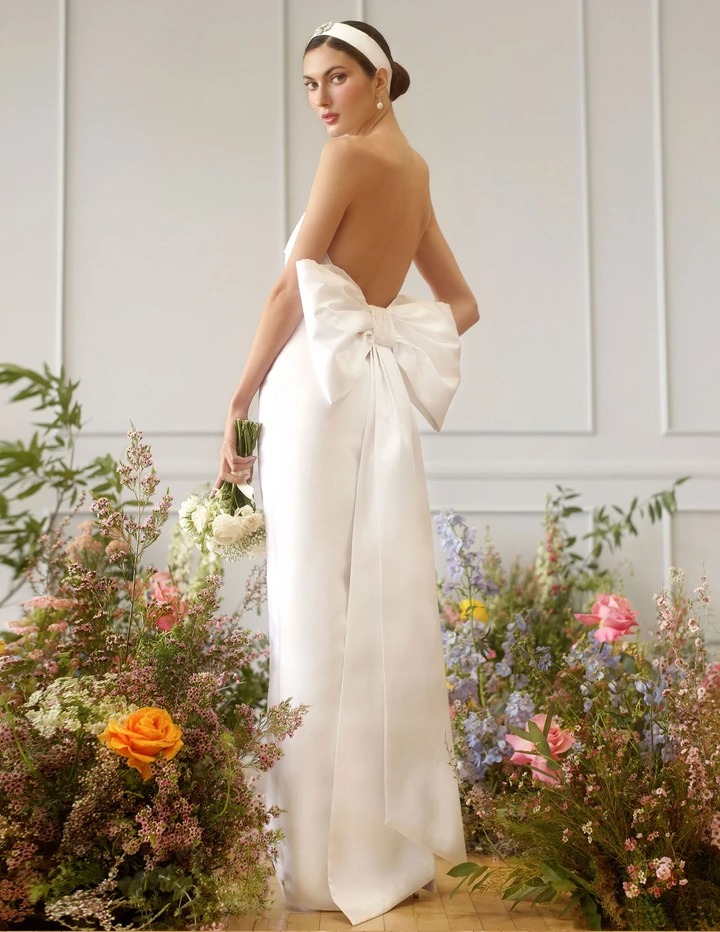 Bow Wedding Dresses | One Fab Day