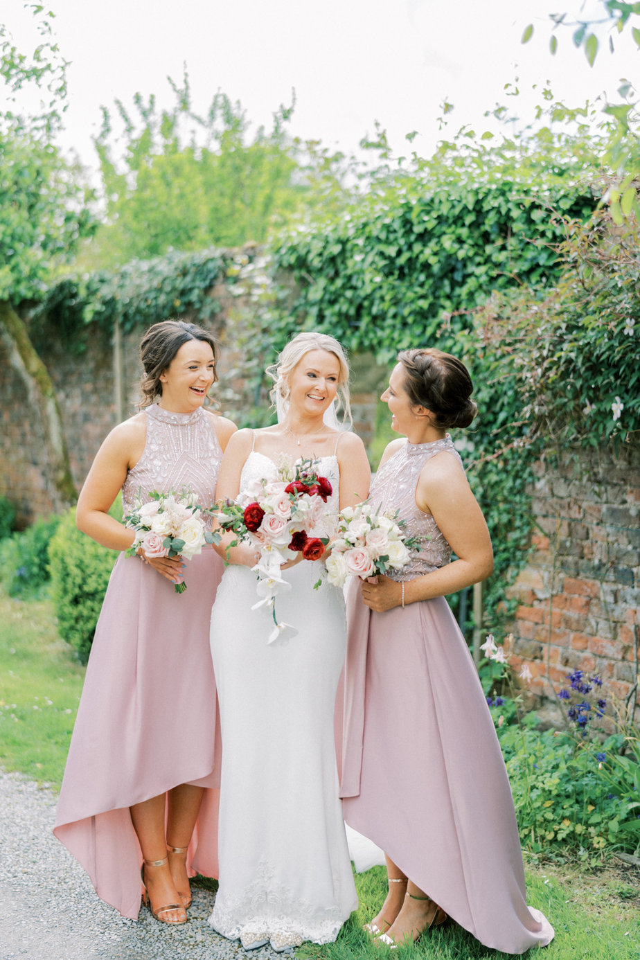 pink bridesmaid dresses