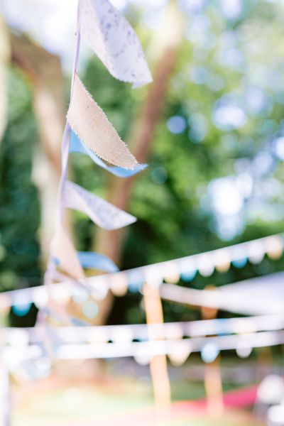 Exterior decor wedding ceremony close-up