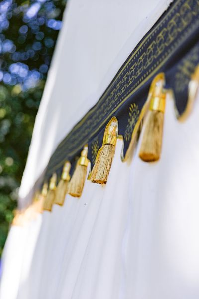 Exterior tent details