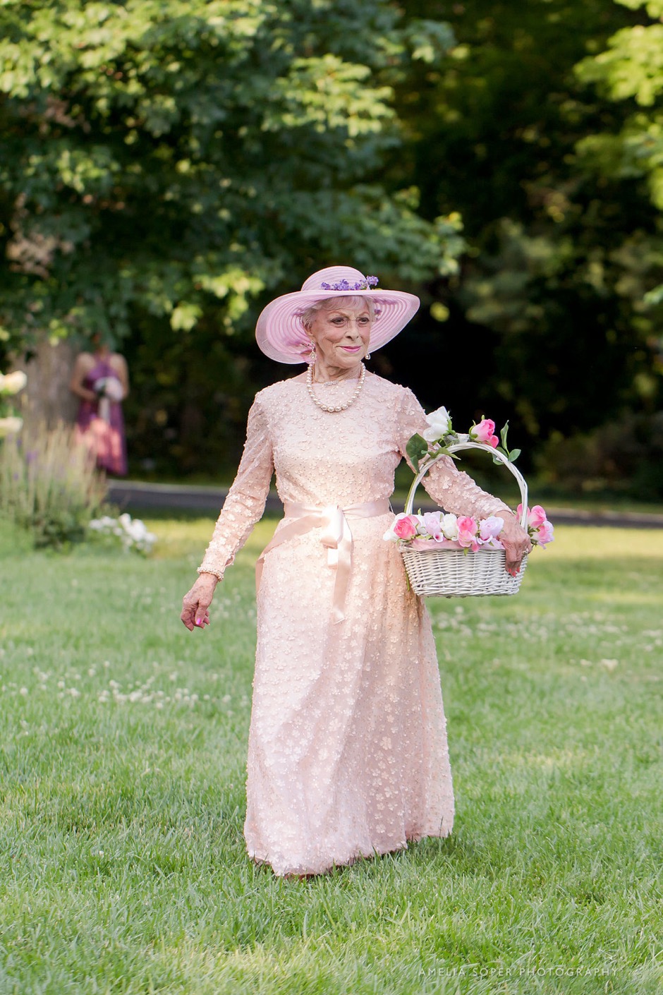 Flower Grannies | We're loving these alternative and adorable bridal parties! One Fab Day