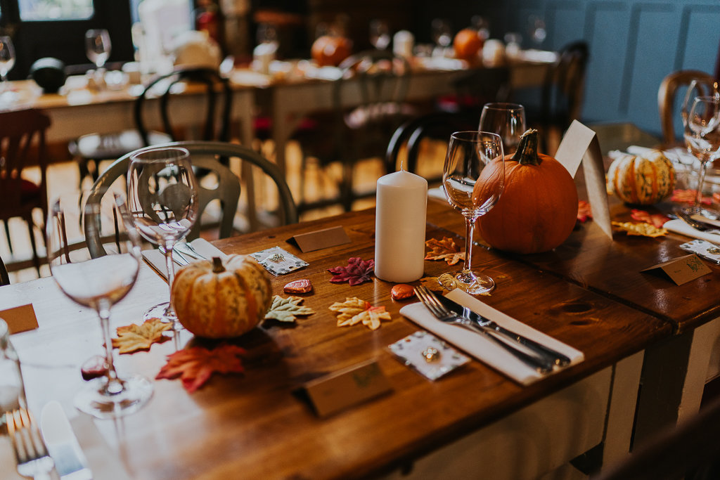 Chic Pumkin Wedding Decor Ideas for Autumn | See more on OneFabDay.com