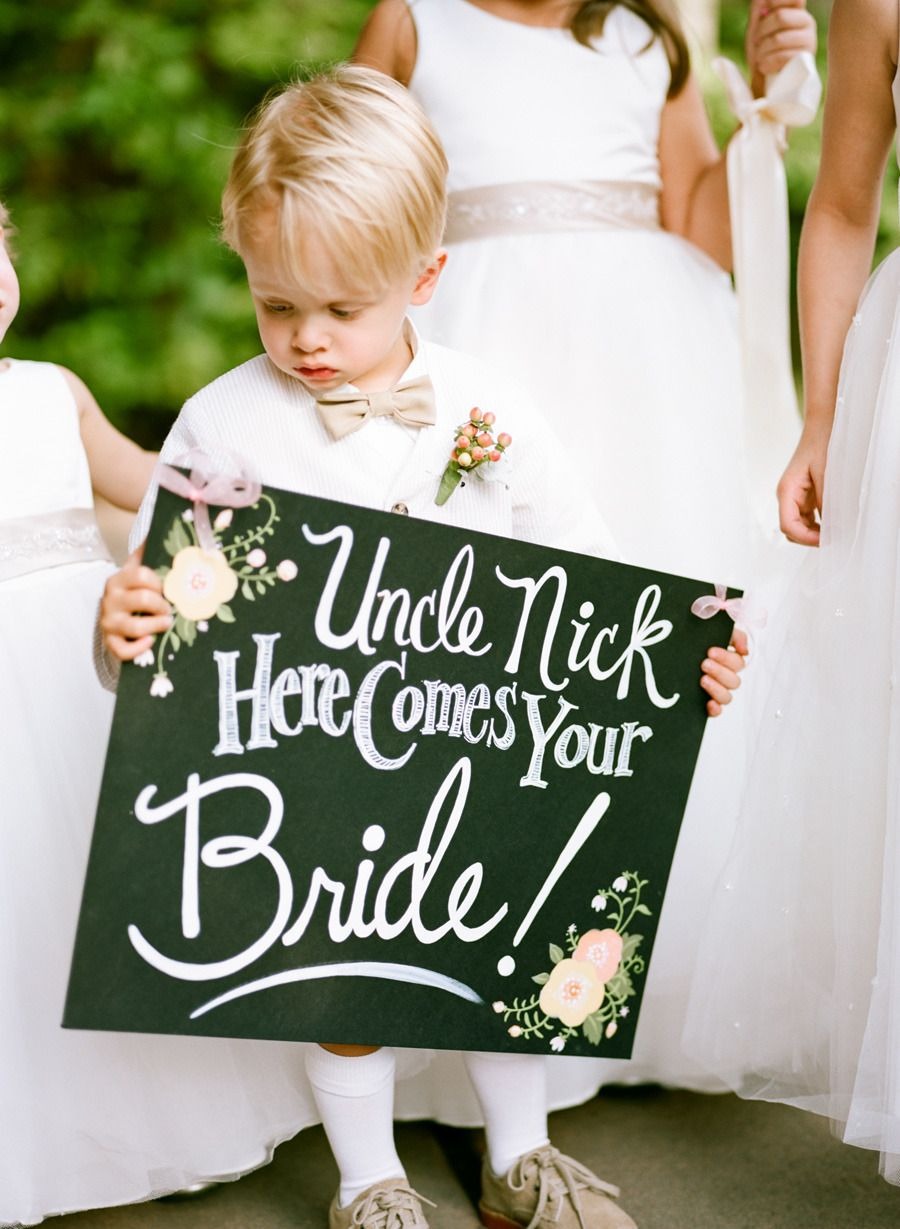 The Best Wedding Signs for Kids