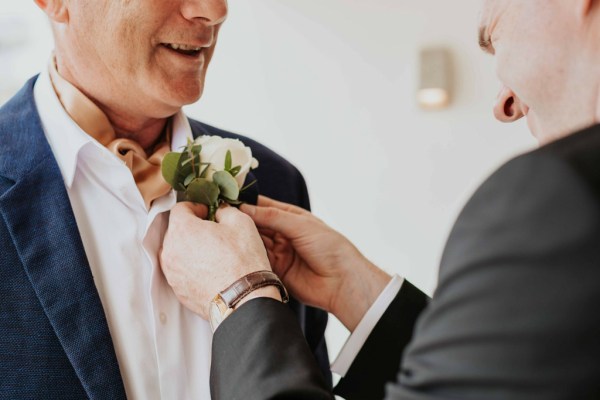 groom buttonhole