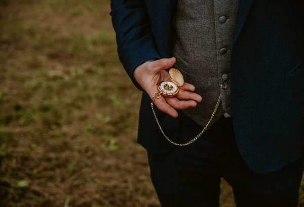 pocket watch groom