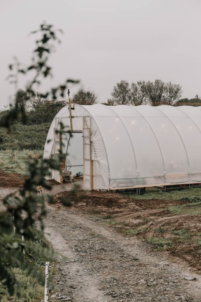 Aisling & Forbes Real Wedding marquee exterior shot