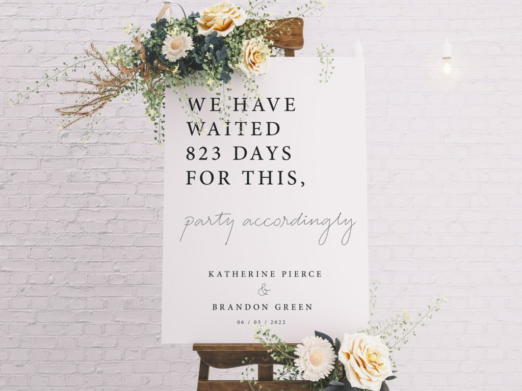 Creative Covid Wedding Signage Ideas | One Fab Day